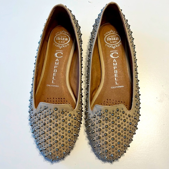 Jeffrey Campbell studded flats - Picture 1 of 7